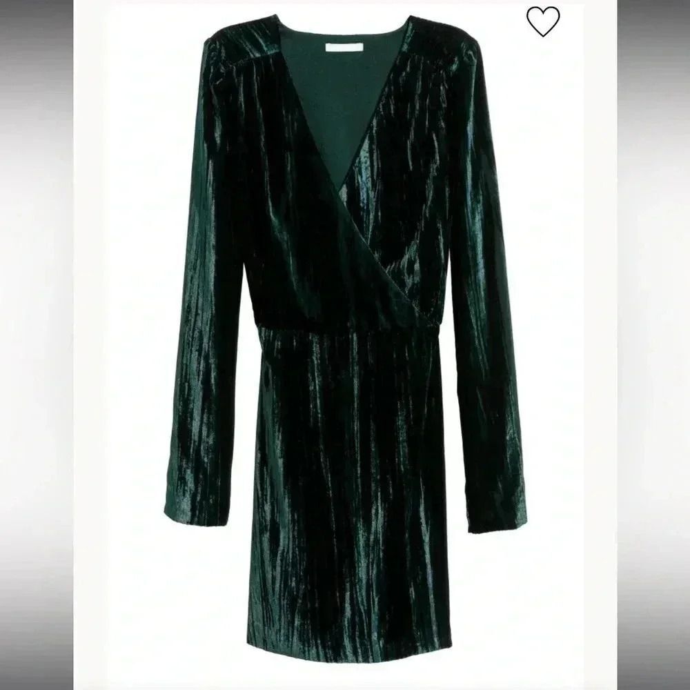 (13)H&M  Crushed-velvet Dress